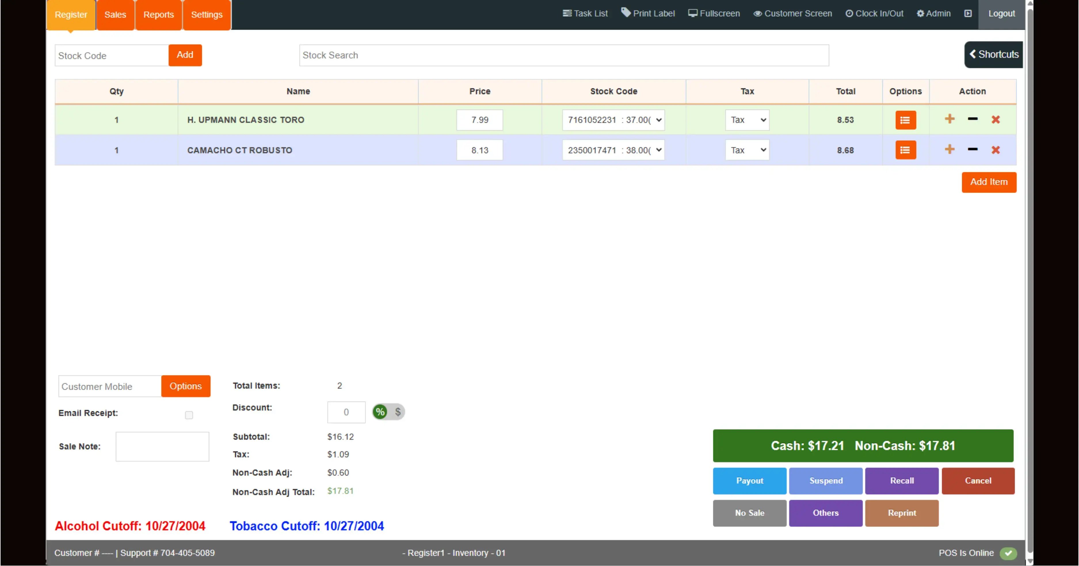 CGR Blog - Auto Ranking Screenshot at Register