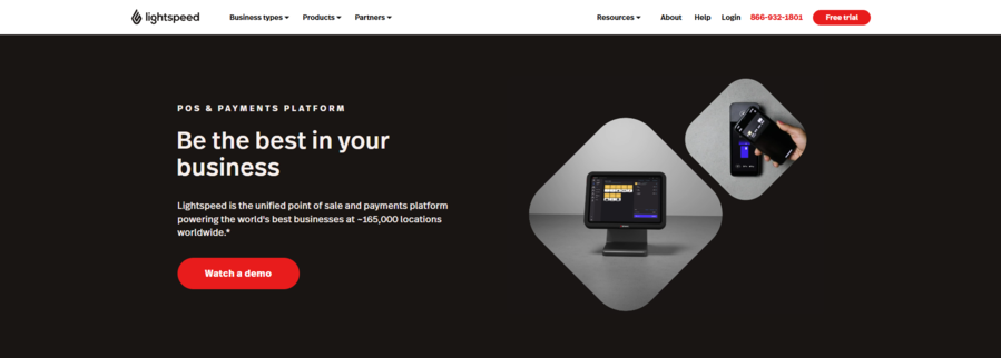 Lightspeed is a POS provider ideal for large operations