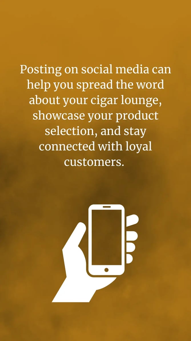 Cigar Lounge Marketing Guide - social media