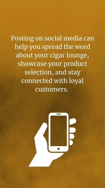 Cigar Lounge Marketing Guide - social media