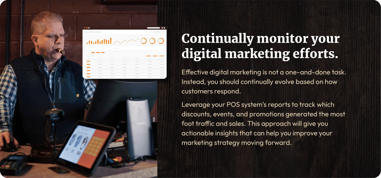 Continually monitor your digital marketing efforts
