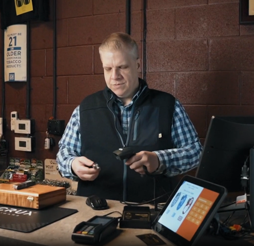Ed caster, cigars pos customer