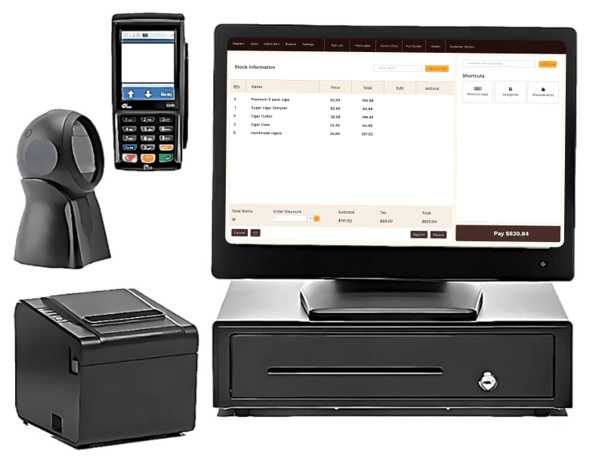 Cigars POS integrated tobacco payment processing for smoke shops, cigars, and vape shops